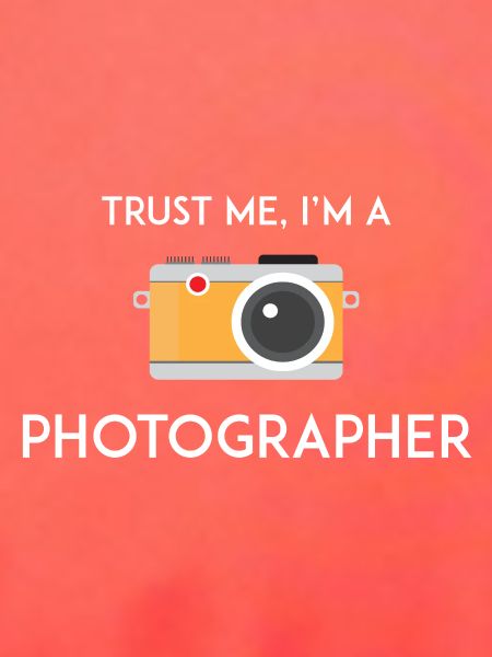 Vertrau mir, ich bin Fotograf
