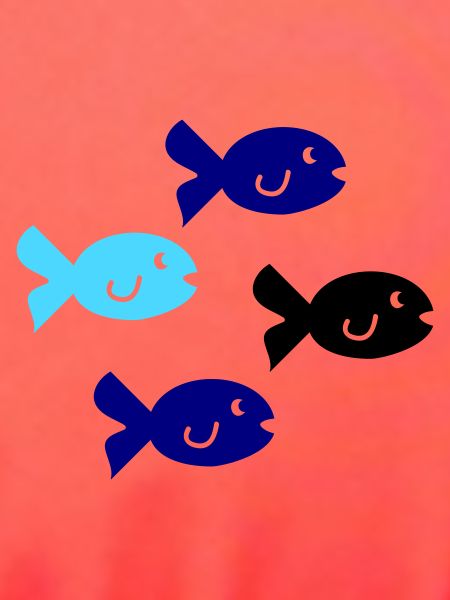 Silhouette des Poissons