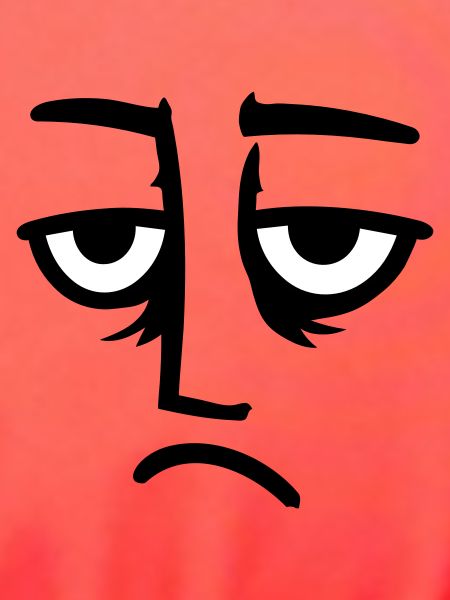 Grumpy sad disappointed face funny
