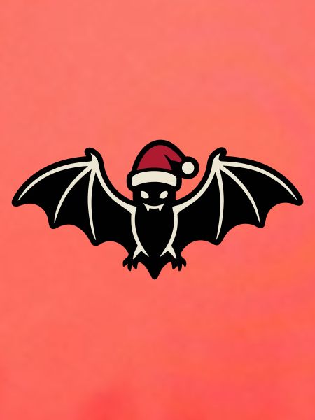 Fledermaus Weihnachtsmann Icon