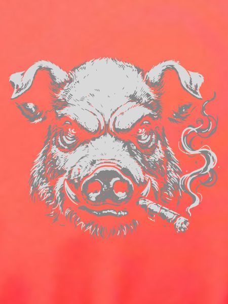 Schwein rauchende Zigarre