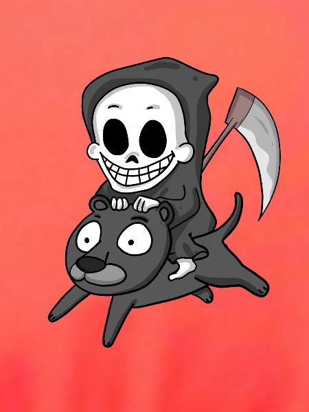 Sensenmann und Schwarzer Panther