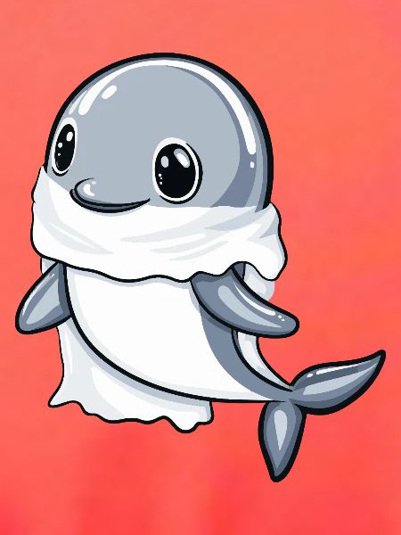 Delfin Halloween Geist