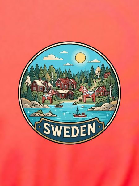 Schweden Reiseabzeichen Dala Pferdearchipel