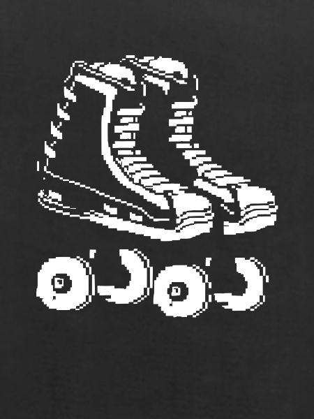 Rollschuhe Pixel