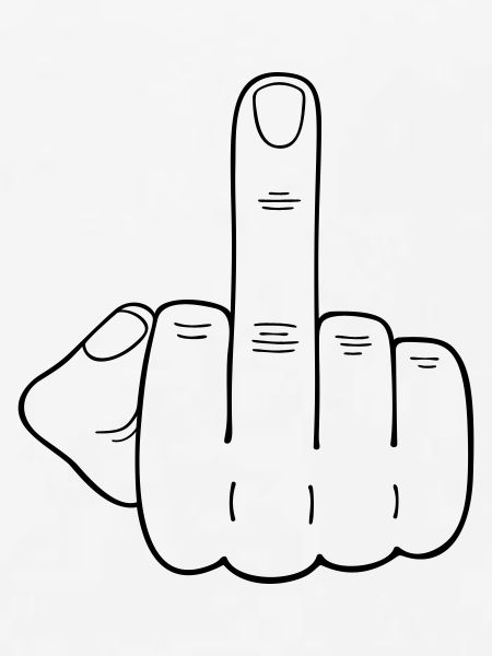 Mittelfinger