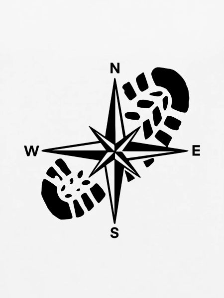 Hiker Compass Wandergeschenk
