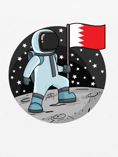 Astronaut Fahne Bahrain