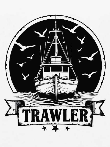 Trawler Fischkutter Ahoi Maritim