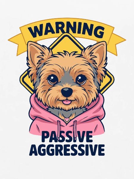 Warning Passive Aggressive Hund
