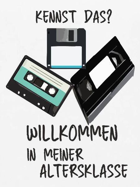 Retro Tech Humor Altersklasse
