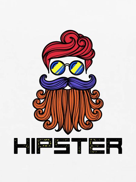Bart Hipster Spruch Bartfrisur Bartträger