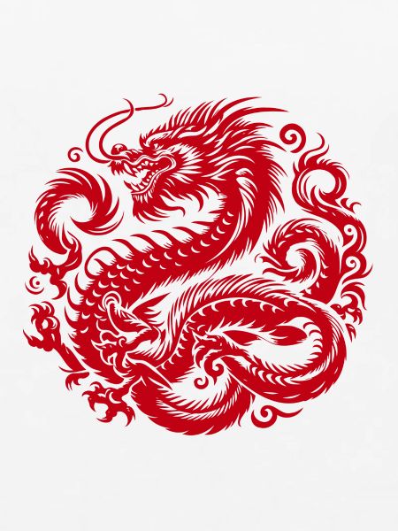 Chinesisches Drachen-Tattoo