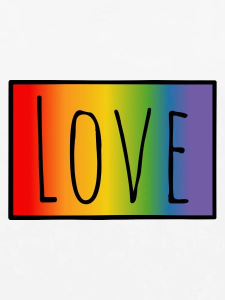 CSD Tshirt Regenbogen Love
