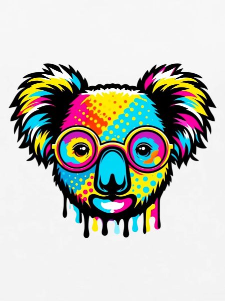 Koala mit Brille