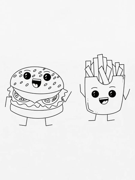 Burger & Fries 1