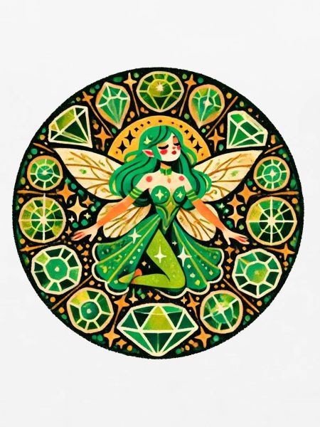 Smaragd-Fee-Mandala