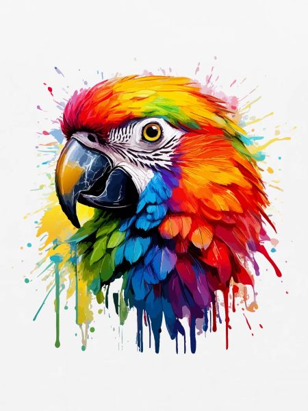 Bunter Paradiespapagei Splash
