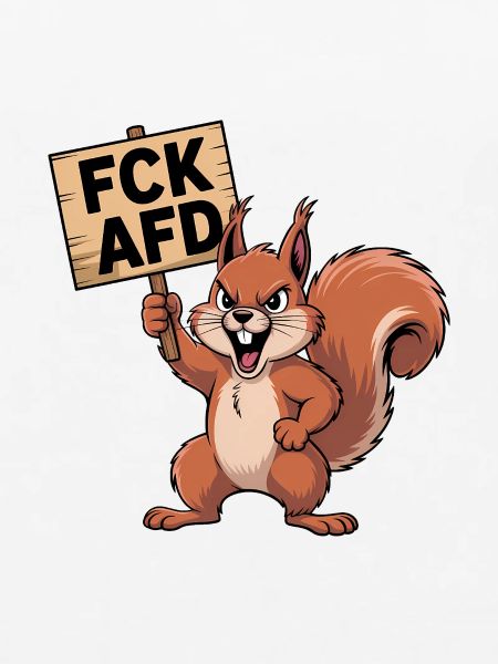 FCK AFD - Antifa Eichhörnchen Tee