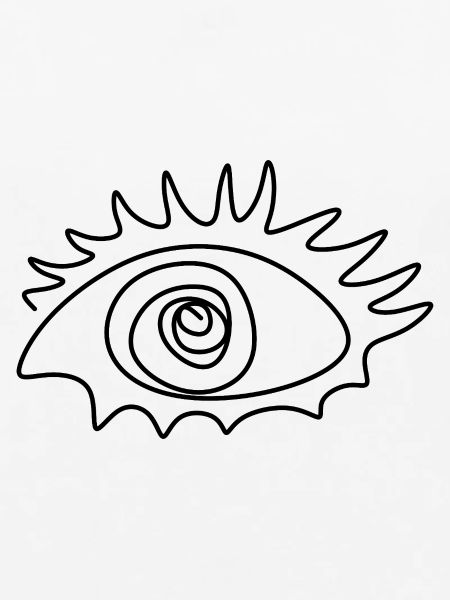 Abstraktes Augendesign
