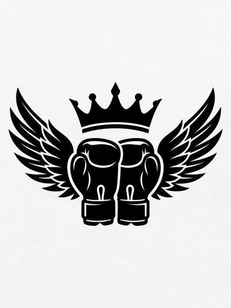 Boxhandschuhe Krone Symbol