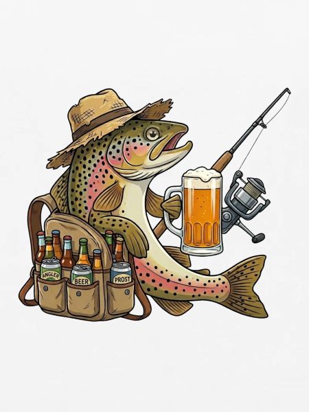 Angler-Forellen Design 