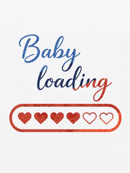Baby Loading: Herz-Countdown