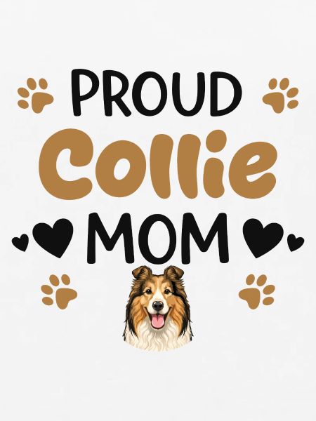 Stolze Collie Mutter, Collie