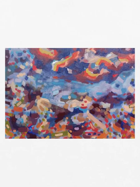 Bunte Mosaikabstraktion