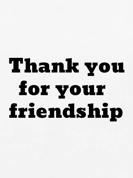 DANKE FÜR DEINE FREUNDSCHAFT