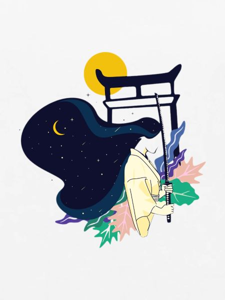 Torii Nachttraum Kimono