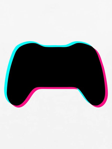 Gamepad Glitch Silhouette