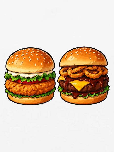 Burger Duett Käse & Knusper