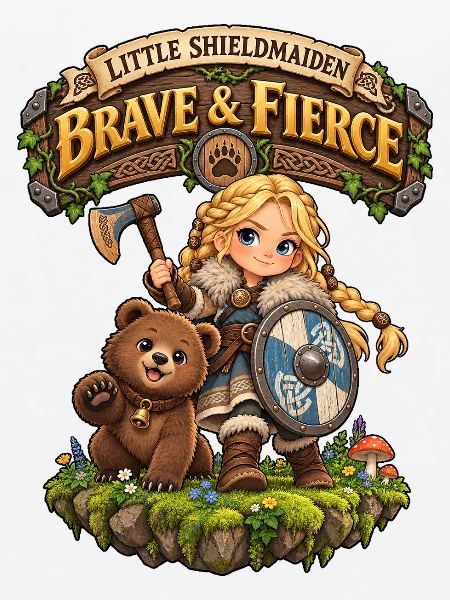 Little Shieldmaiden - Brave & Fierce