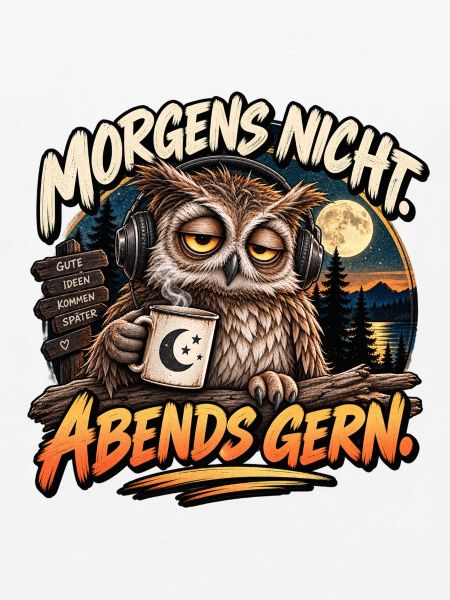 Morgens nicht, Abends gern
