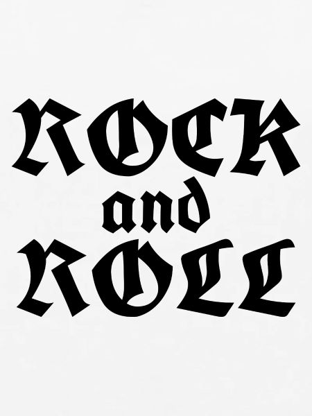 Rock'n'Roll-Gotik-Typografie-Design