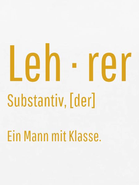 Lehrer Substantiv Definition Schule Geschenk