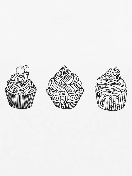 Muffins Törtchen Desing 
