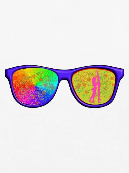 Cap mit Brille