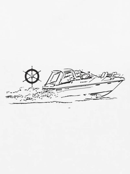 motorboot steuerrad