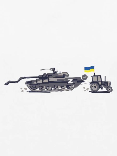 Ukrainesche Traktorenbrigade