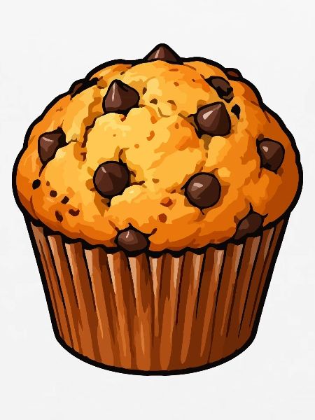 Muffin mit Schokoladenchips