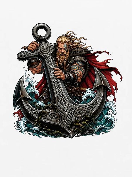 Nordischer Krieger und Stahlanker