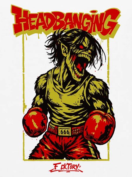 Zombie-Boxer Headbanging