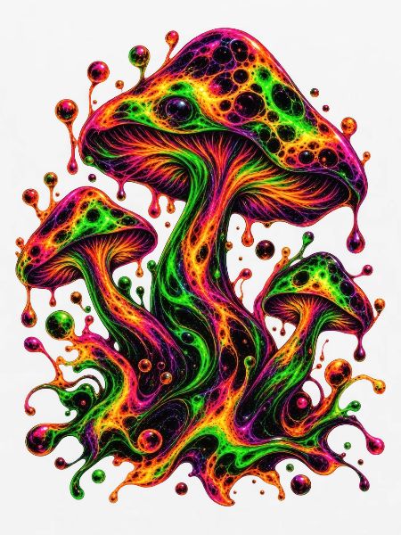 Neon-Traumlandschaft