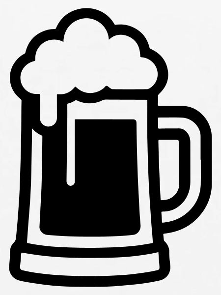 Bierglas Symbol Bier