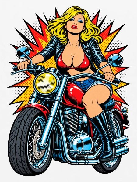 Biker-Mädchen