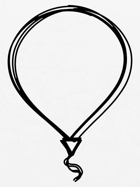Luftballon handgezeichnet