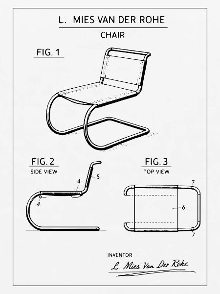 Modernes Stuhldesign