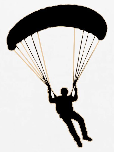 Paragleiter Silhouette